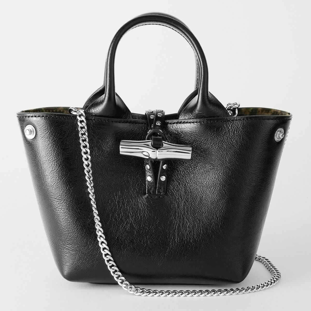 ロンシャン LONGCHAMP ショルダーバッグ ル ロゾ HANDBAG XS ノワール