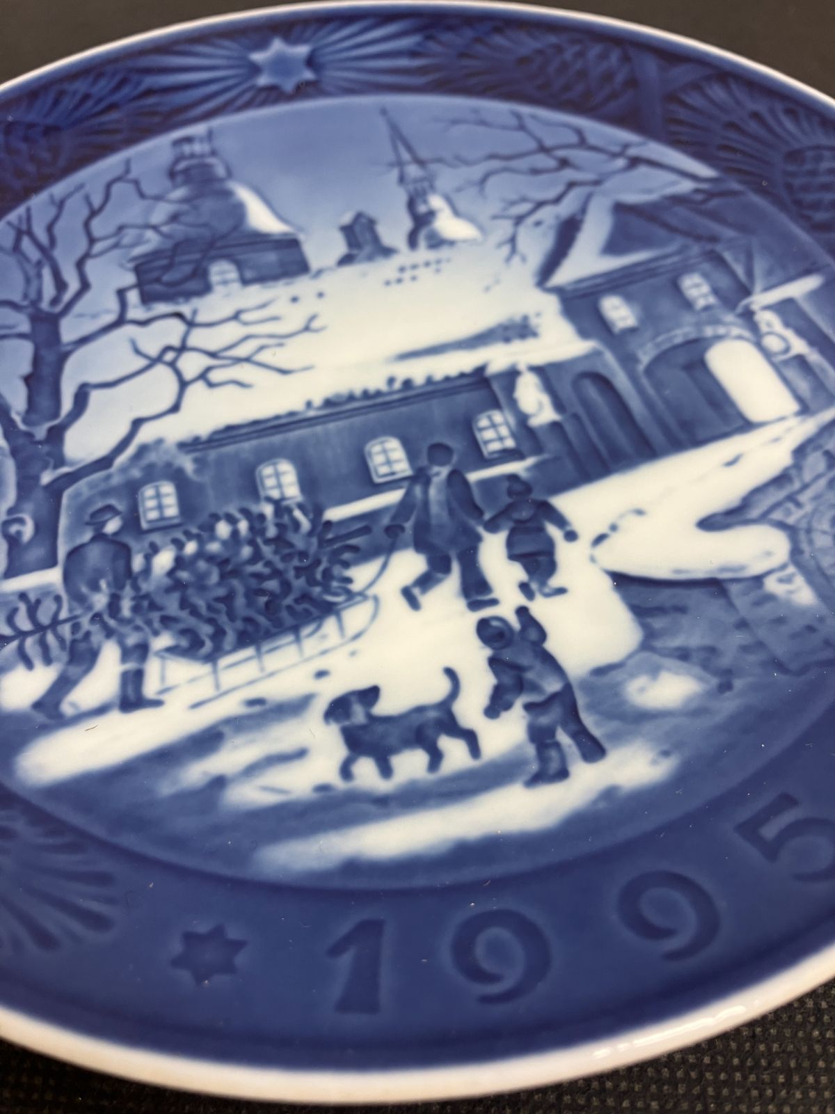 特年 ロイヤルコペンハーゲン イヤープレート 1995年 マナーハウスでの