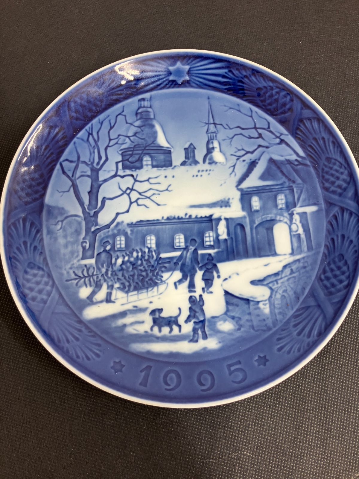 特年 ロイヤルコペンハーゲン イヤープレート 1995年 マナーハウスでの