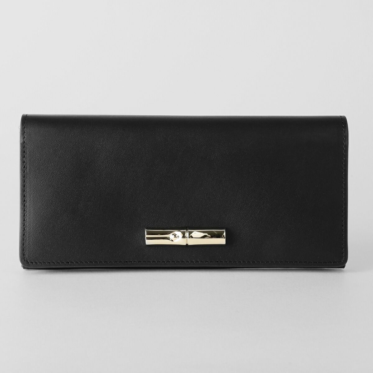 ロンシャン LONGCHAMP 長財布 ル ロゾ SLEEK LONG FLAP WALLET ノワール