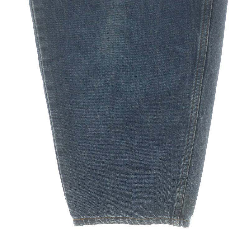  ネイル Nails TOM BOY ルーズフィットストレートデニムパンツ ジーンズ ジッパーフライ 26 青 ブルー |MI OS デニム ジーンズ パンツ