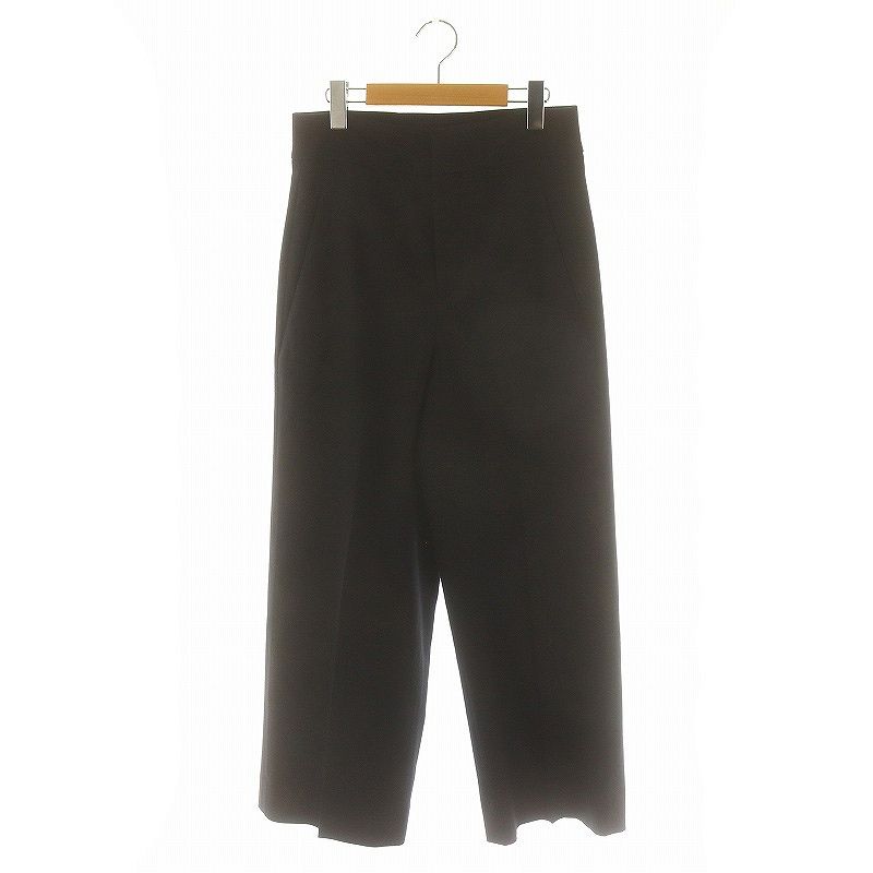 エーピーストゥディオ AP STUDIO アパルトモン 23 AW T R wide slacks パンツ スラックス 34 XS 濃紺 ネイビー KO OS SH