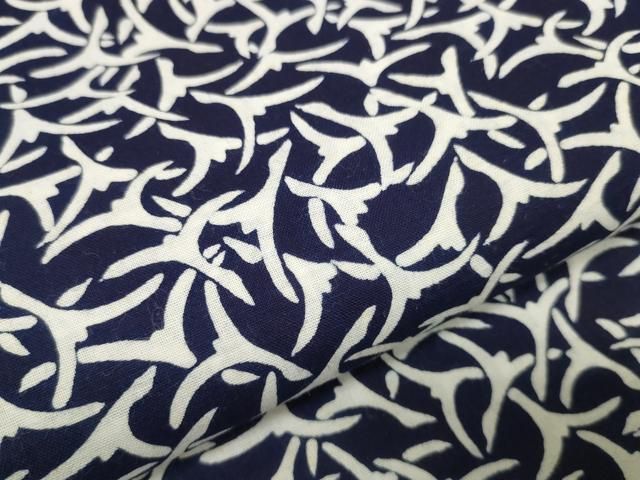 平和屋本店○極上 夏物 竺仙鑑製 浴衣 反物 着尺 抽象柄 証紙付き 綿