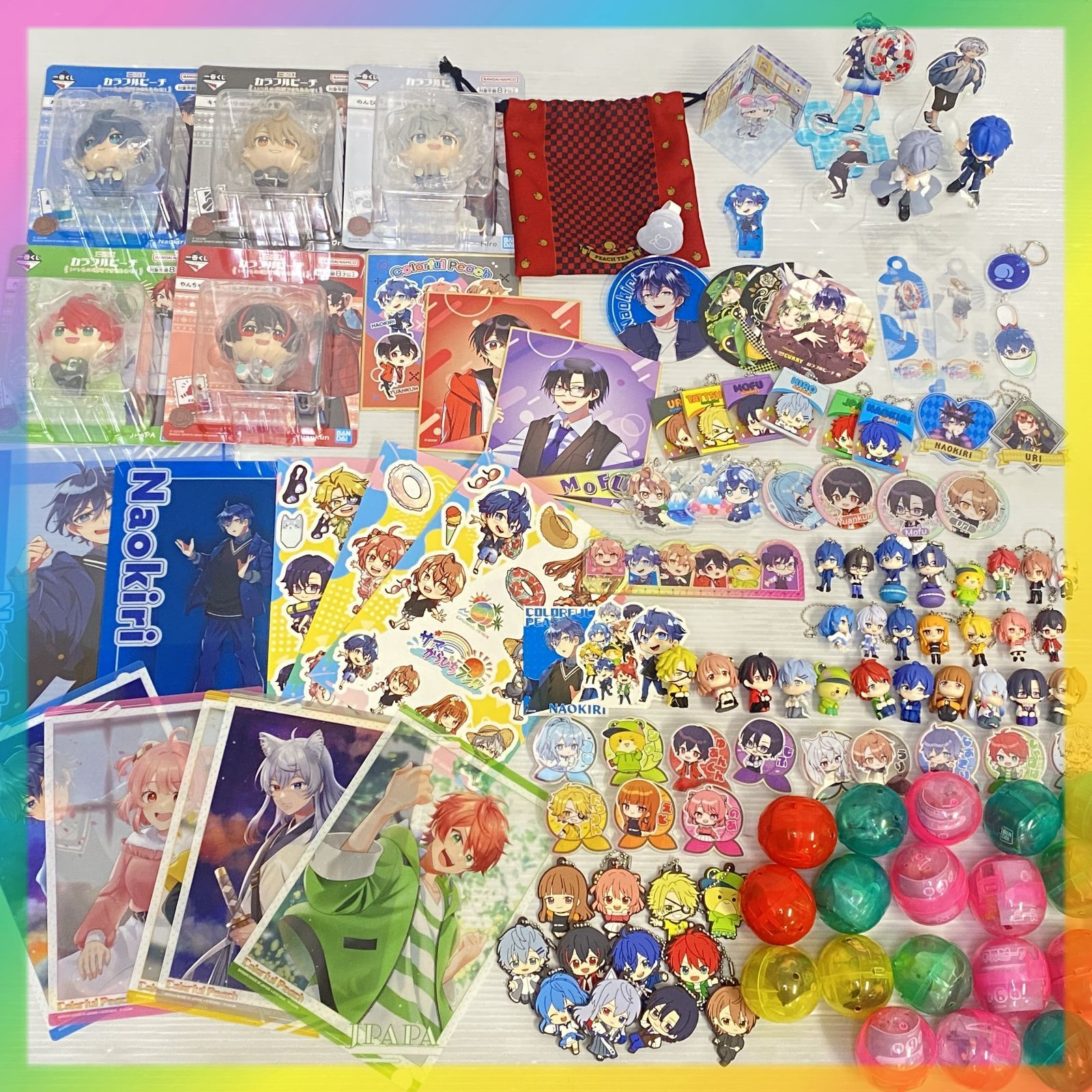 △80 カラフルピーチ グッズ まとめ フィギュア キーチェーン ラバスト