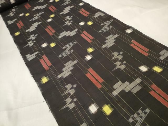 平和屋本店○極上 夏物 本場琉球絣 夏琉球 反物 着尺 手織 大城広四郎