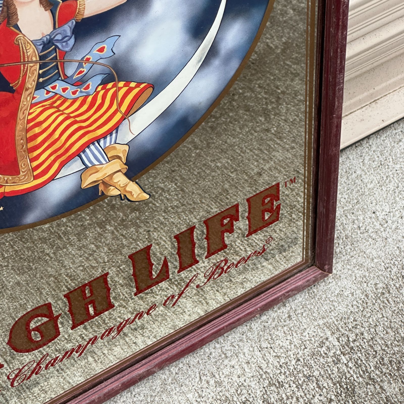 パブミラー　インテリア　Miller　ミラー　ビール　アメリカン　ヴィンテージ ヴィンテージ パブミラー ビール ミラー -通販-ローズボールアンティークス