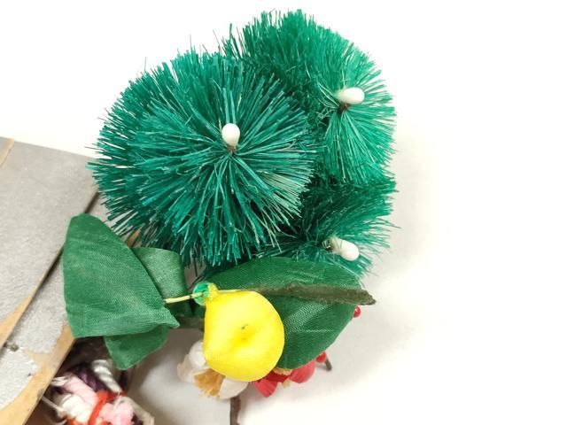  ● 上 和装小物 檜扇 十二単用 扇子 手描 松竹梅 平安装束 六色飾り紐 25橋 糸花 き kh 6 扇子 うちわ 和装小物