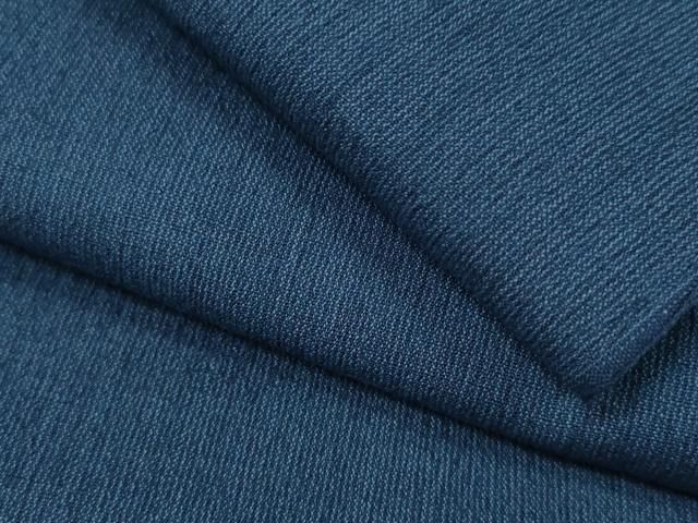  ● 上 夏物 竺仙鑑製 浴衣 反物 着尺 紺色 証紙付き 高島屋扱い 綿 ♥ kh 6 浴衣反物 浴衣