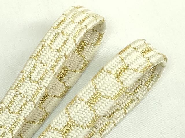 平和屋本店○極上 有職組紐道明 帯締め 亀甲組 金糸 宮内庁御用 国立