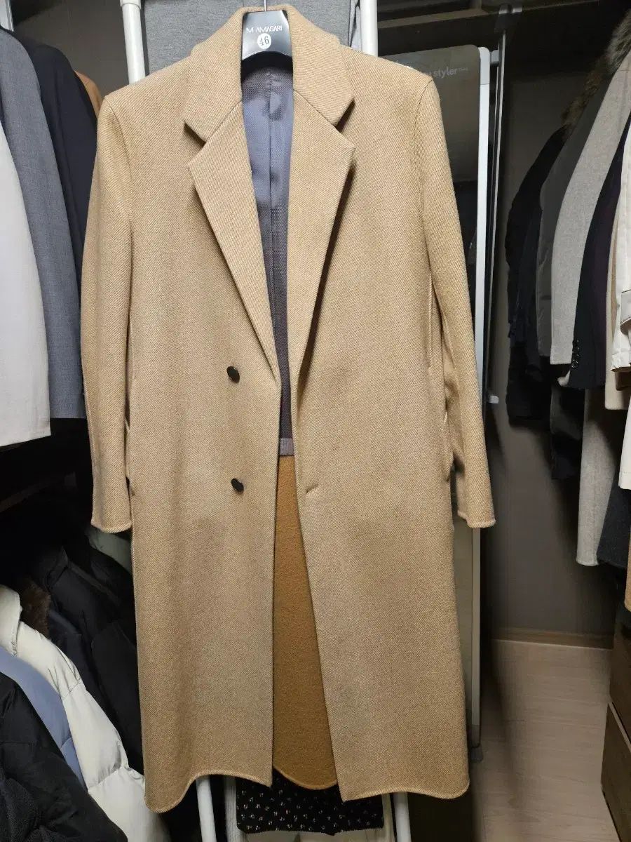 20 FWツイル ベージュ ローブコート 44 サイズ