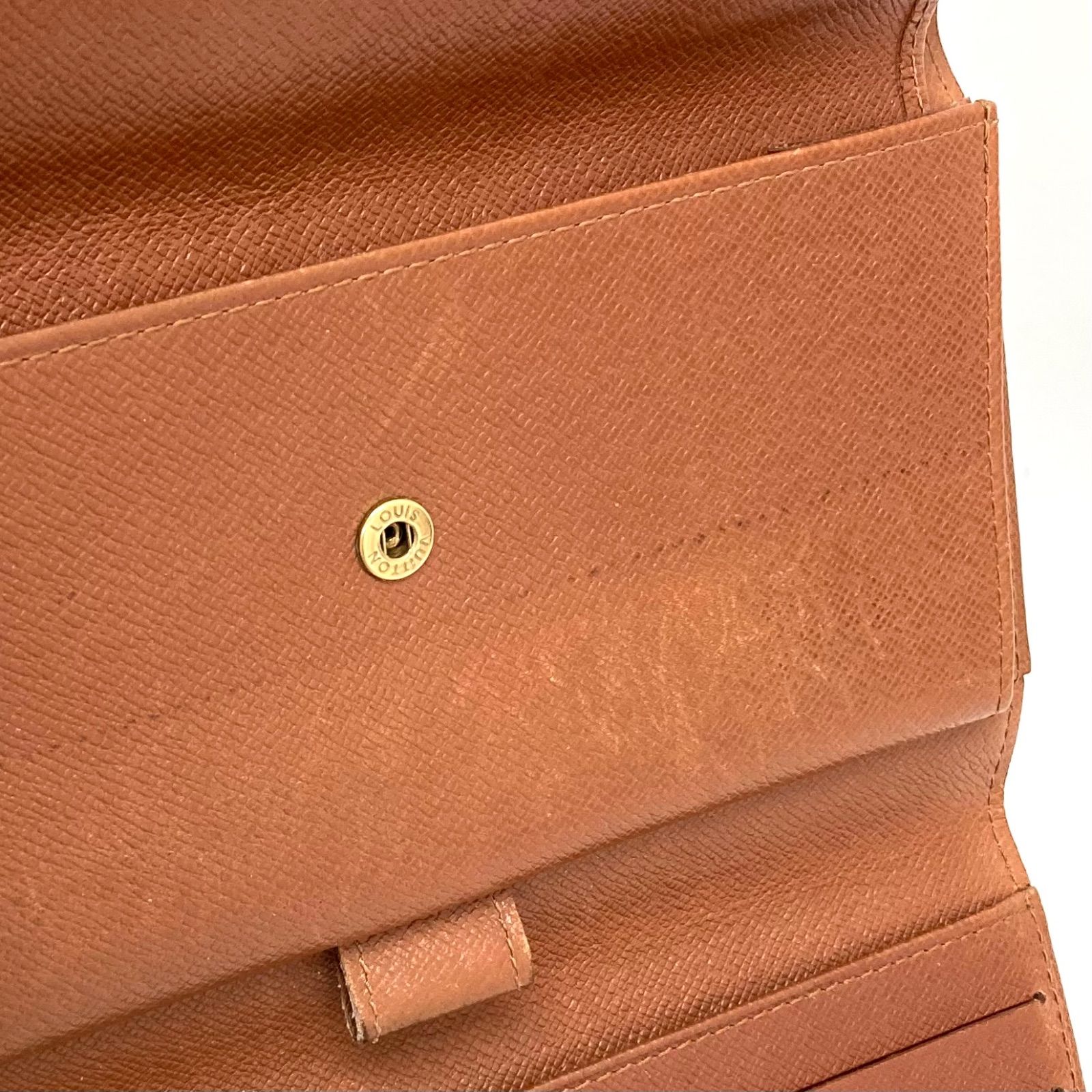 モノグラムポルトトレゾールインターナショナル 三つ折り財布