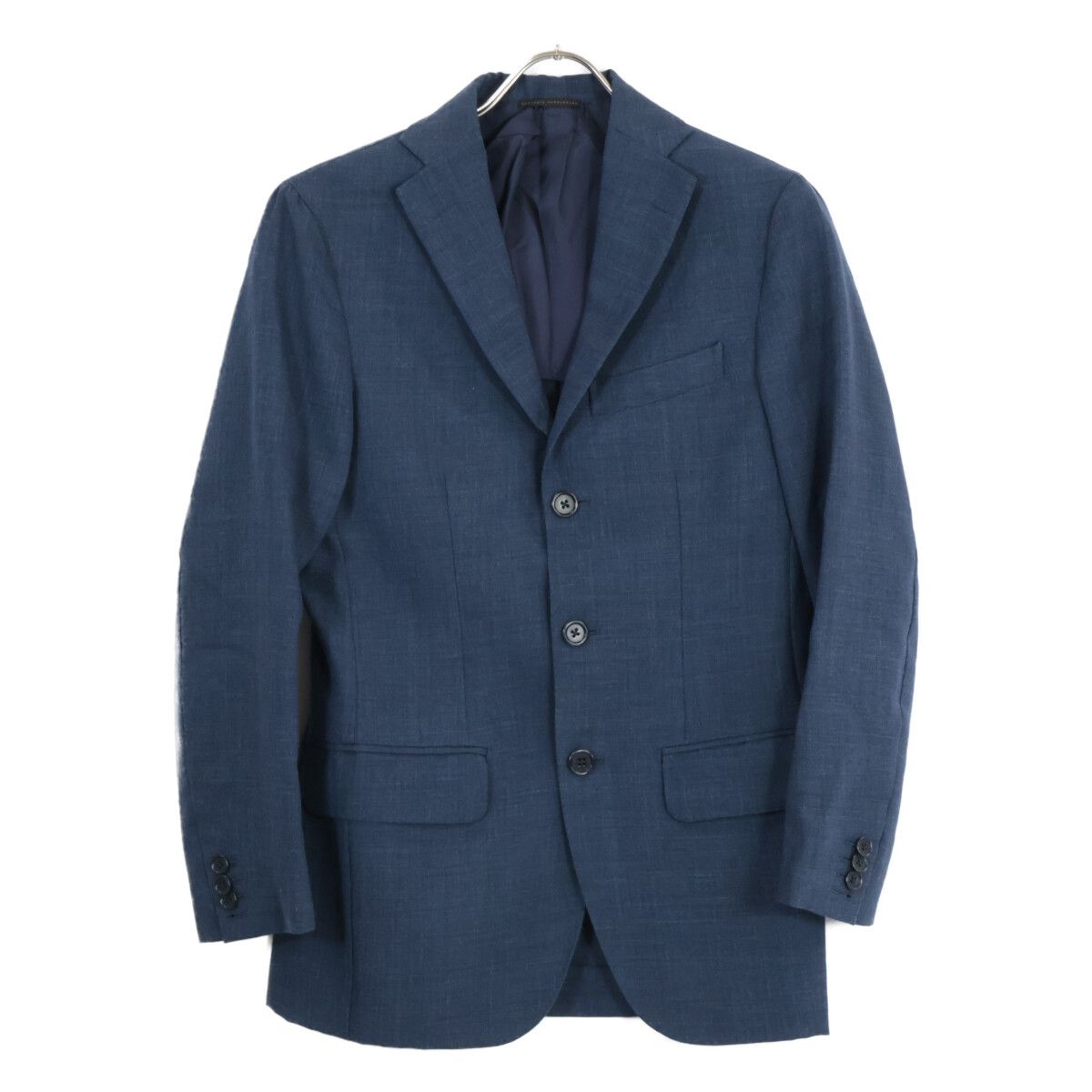 De Petrillo/デ ペトリロ 46 ネイビージャケット DE PETRILLO デペトリロ 766/511 ﾈｲﾋﾞｰ ｼﾝｸﾞﾙｼﾞｬｹｯﾄ 42 - メルカリ