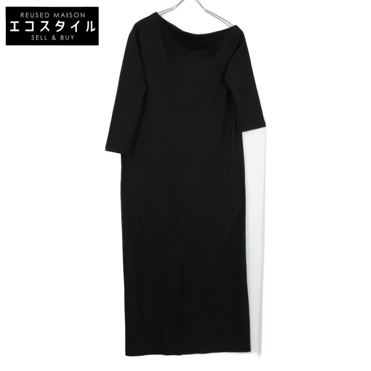 AMERI アメリ 24 SS ﾌﾞﾗｯｸ ﾜﾝｼｮﾙﾀﾞｰ ｶｯﾄｿｰ ﾄﾞﾚｽ M