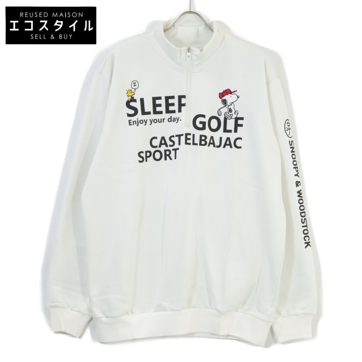 カステルバジャック ×ｽﾇｰﾋﾟｰ ﾎﾜｲﾄ ﾊｰﾌｼﾞｯﾌﾟ ﾄﾚｰﾅｰ 50