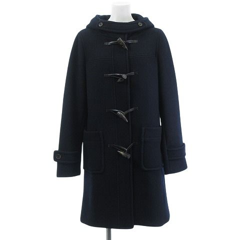 グリーンレーベルリラクシング ユナイテッドアローズ green label relaxing ダッフルコート 紺 ネイビー40 M位