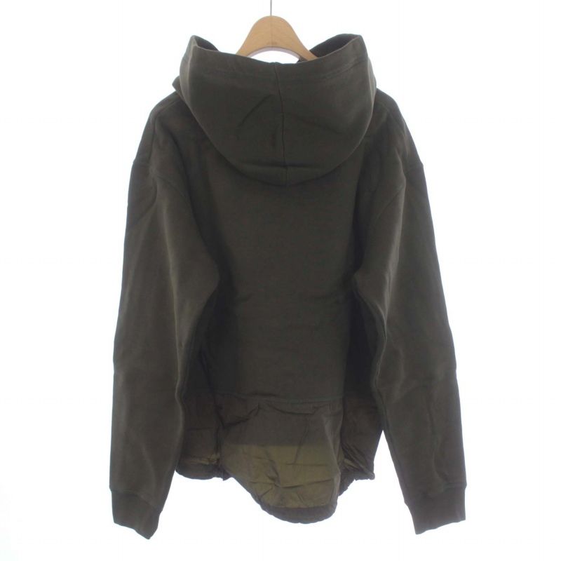 【中古】未使用品 ディースクエアード タグ付き 22SS Icon 4Ever Hoodie プルオーバーパーカー スウェット カーキ S ディースクエアード DSQUARED2 タグ付き 22SS Icon 4Ever Hoodie