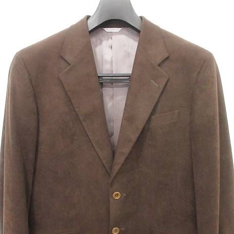 ジバンシィ GIVENCHY テーラードジャケット スエードライク 羽織