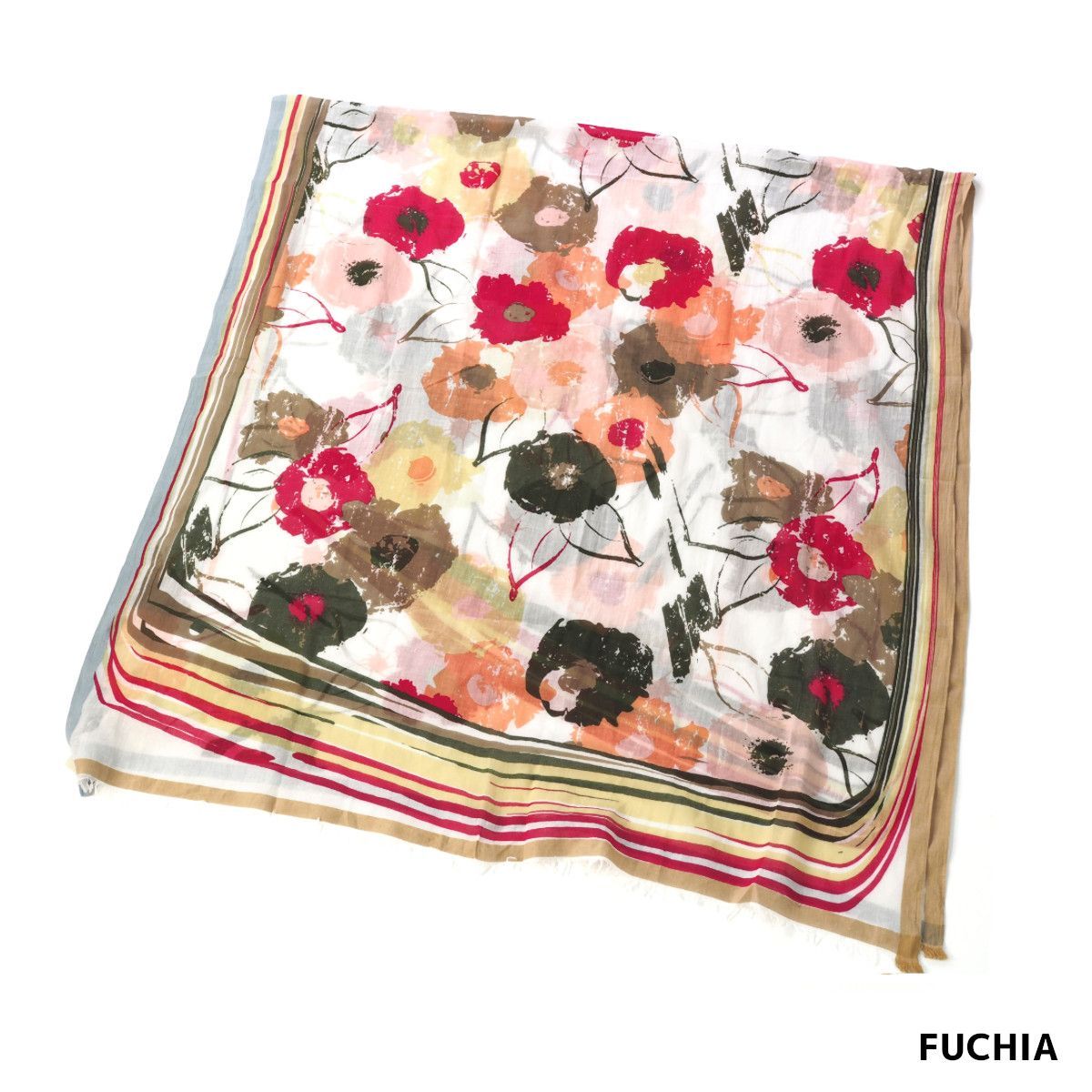 B品 ストリアティピック コットン ストール 100 cm × 200