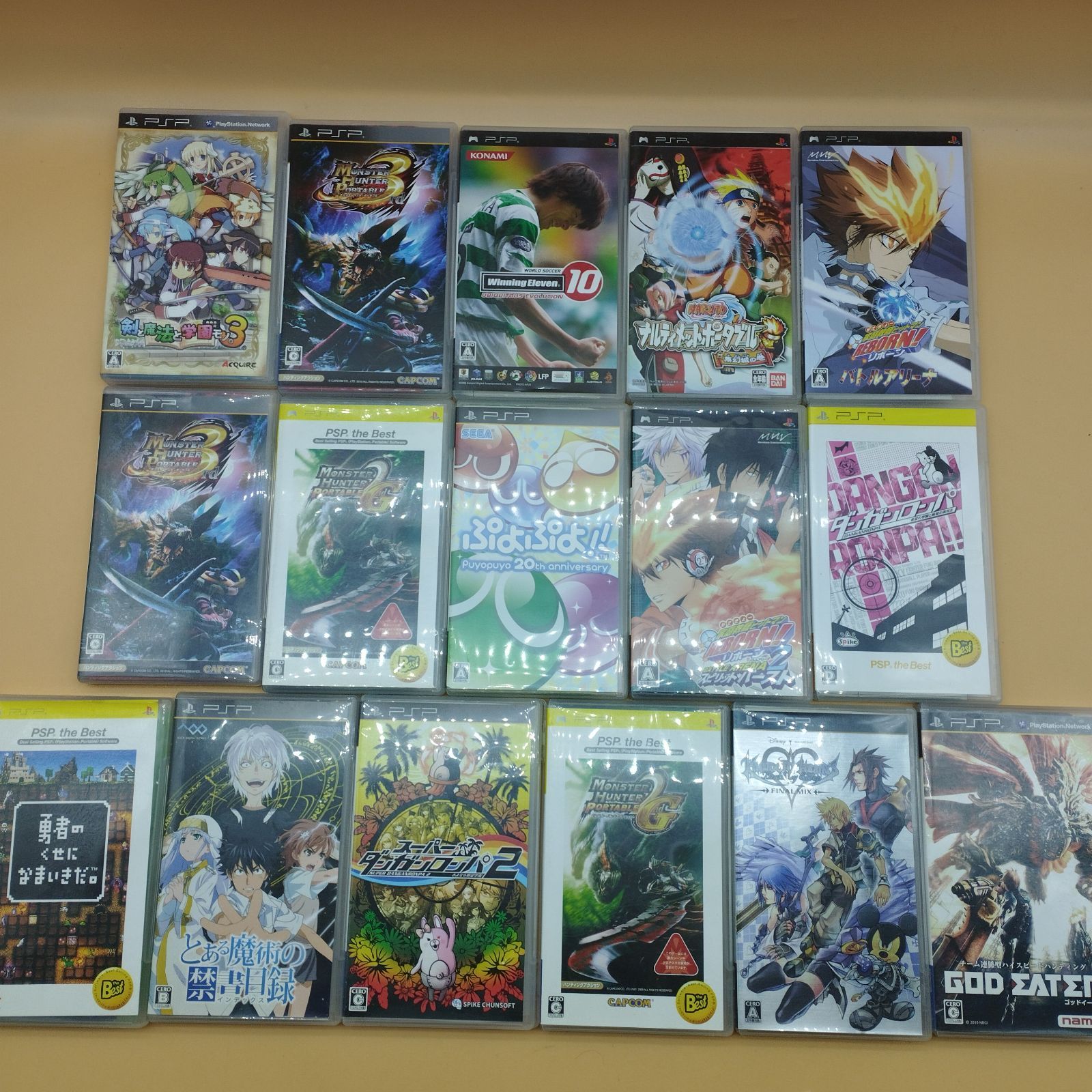 D5640】PSP ソフト まとめて16本セット 説明書つき - メルカリ