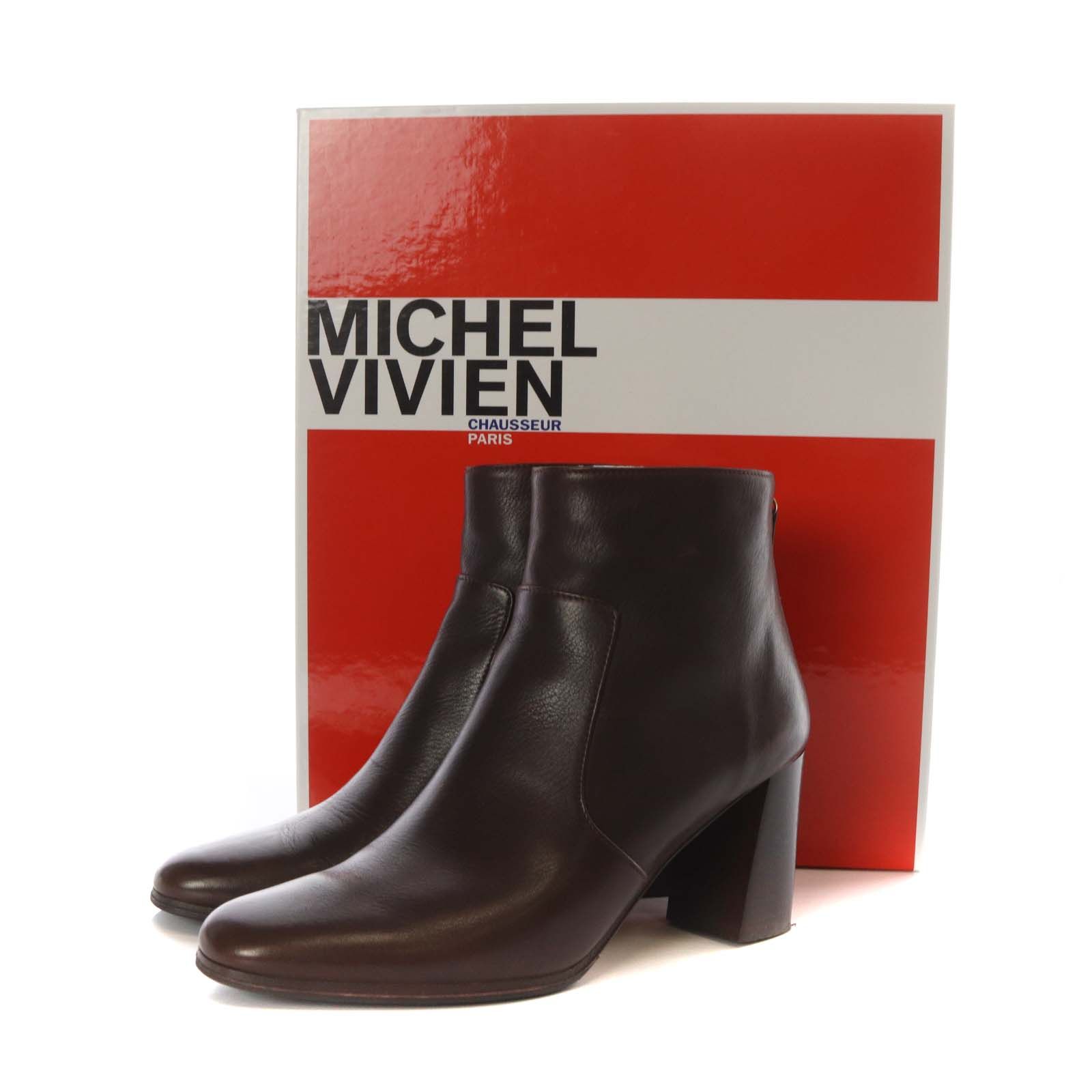 MICHEL VIVIEN(ミッシェルヴィヴィアン)レザーショートブーツ MICHEL VIVIEN／ミッシェル・ヴィヴィアン ブーツ -ファッション通販