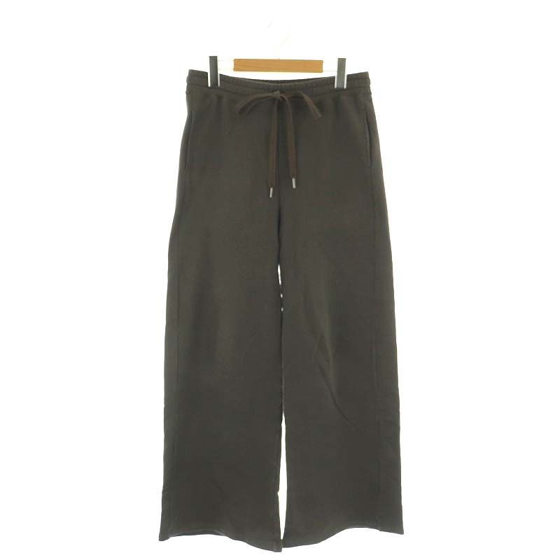 エーピーストゥディオ AP STUDIO 24 AW フォークスウェットパンツ FOLKSY SWEAT PANTS ボトムス イージー ジョガー コットン 38 M カーキ |YQ OS