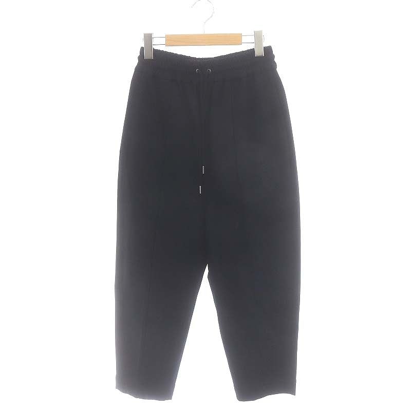 シンゾーン Shinzone ザシンゾーン CROPPED PANTS テーパードパンツ イージー S 0 黒 ブラック |MI OS