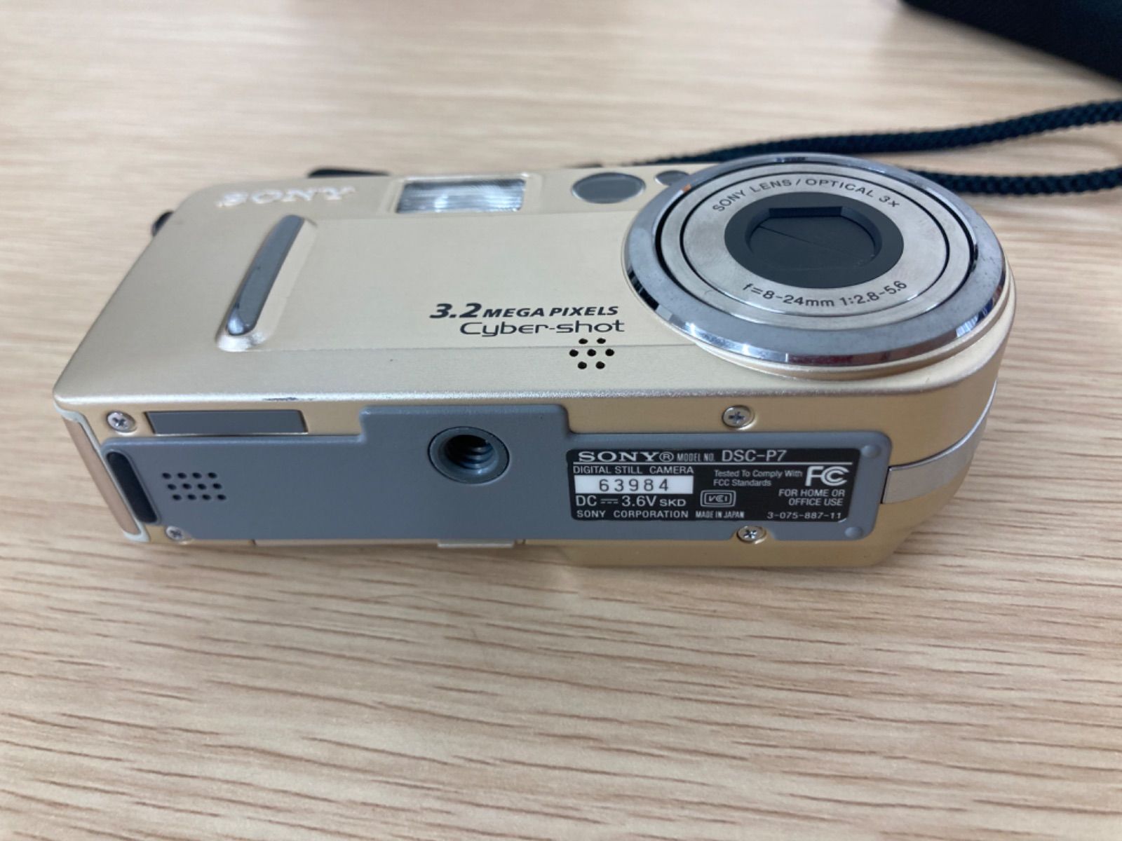 ○ 3 動作未確認 通電未確認 SONY Cyber-shot 3.2MEGA PIXELS