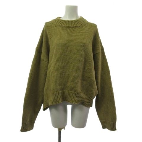 トゥデイフル TODAYFUL ニット セーター ローゲージ 長袖 プルオーバー カーキ F