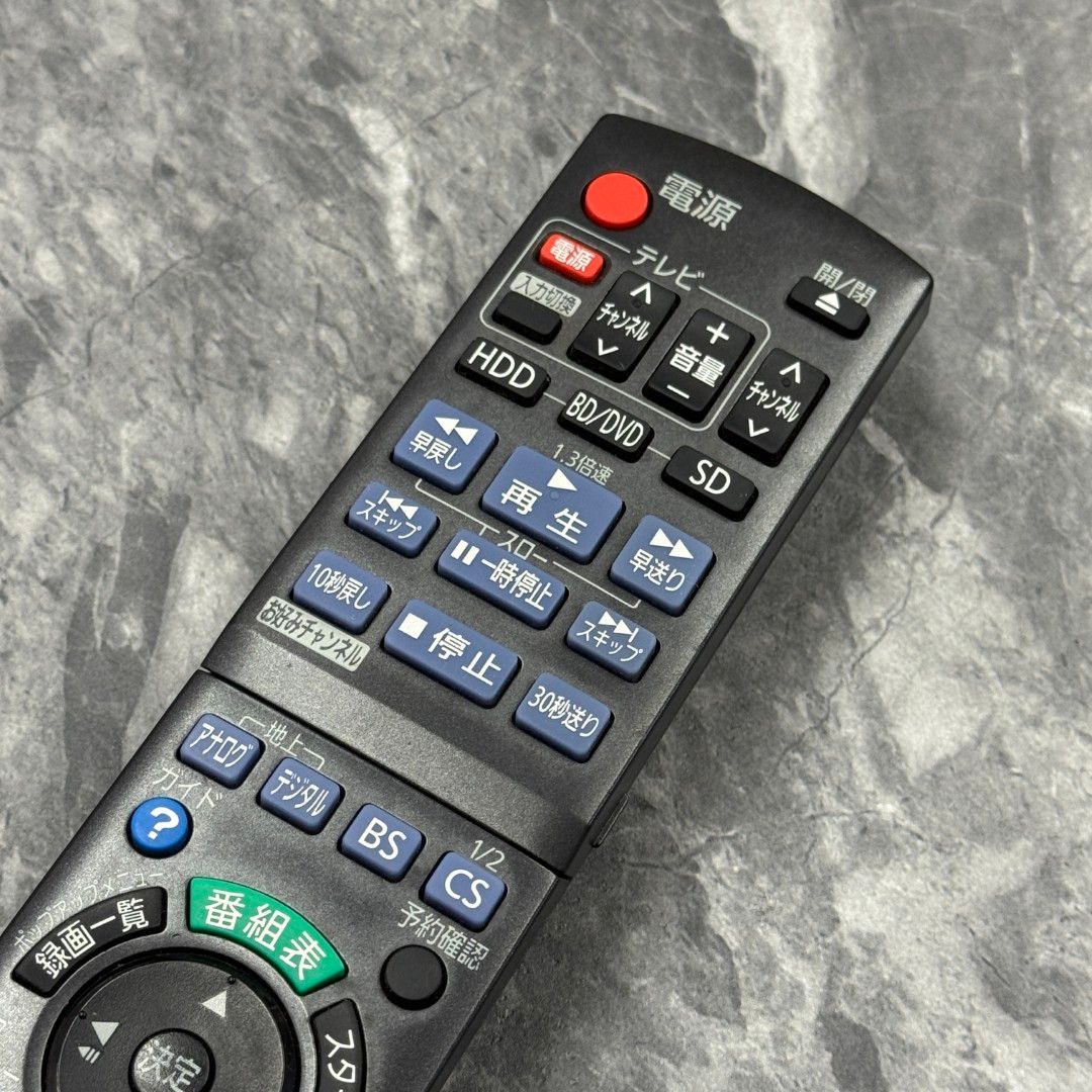 □Panasonic パナソニック N2QAYB000554 純正 リモコン BD 動作可