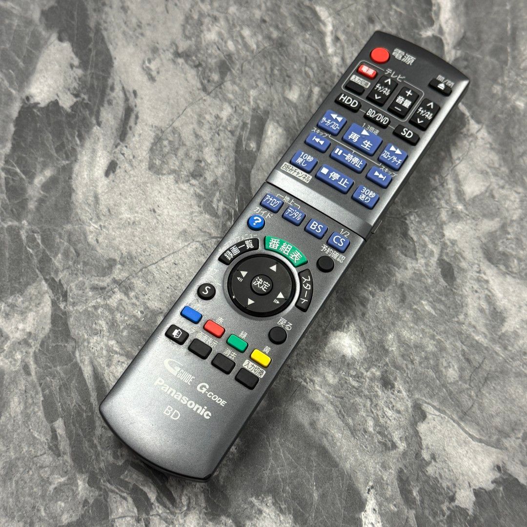 Panasonic BD用リモコン N2QAYB000346 動作品 パナソニック ディーガ リモコン ブルーレイ N2QAYB000346