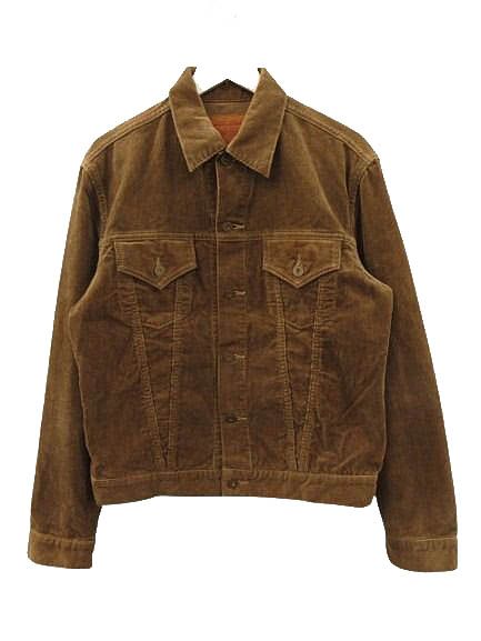 ボンクラ 3 rdタイプ コーデュロイ トラッカージャケット ブラウン 40