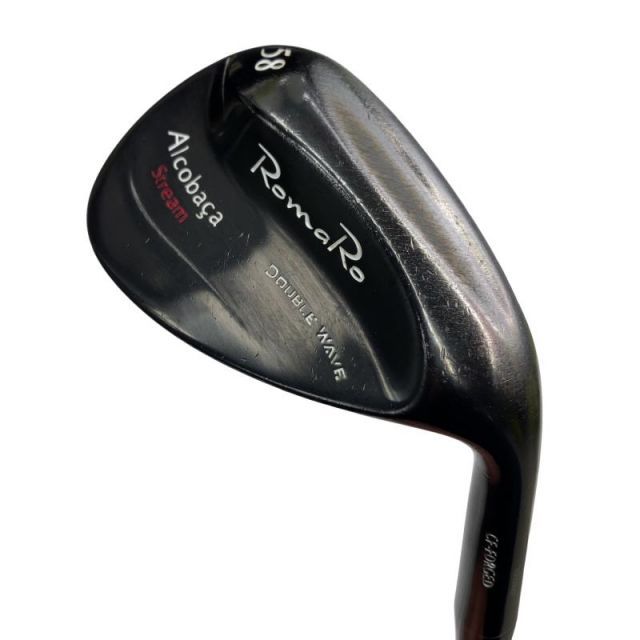 RomaRo Alcobaca Stream DOUBLE WAVE 58° ウェッジ WG 特注シャフト フレックスその他 メンズ 男性用 右利き 右用 Cランク ゴルフクラブ