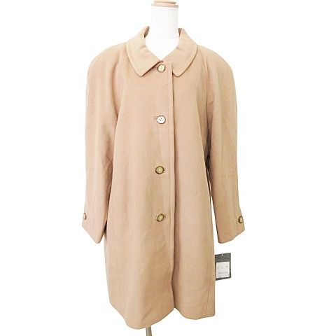 タグ付き remalon レマロン ロング コート アウター 15号 約L～XLサイズ ベージュ GY 99