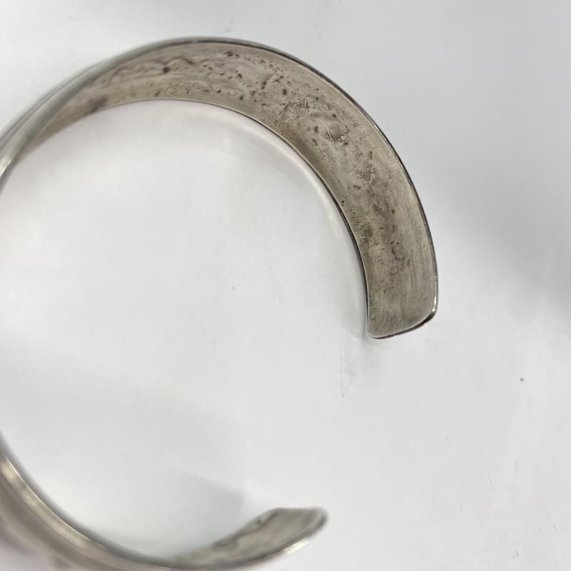  Navajo クラッシュインレイ バングル シルバー ナバホ 91 バングル リストバンド アクセサリー