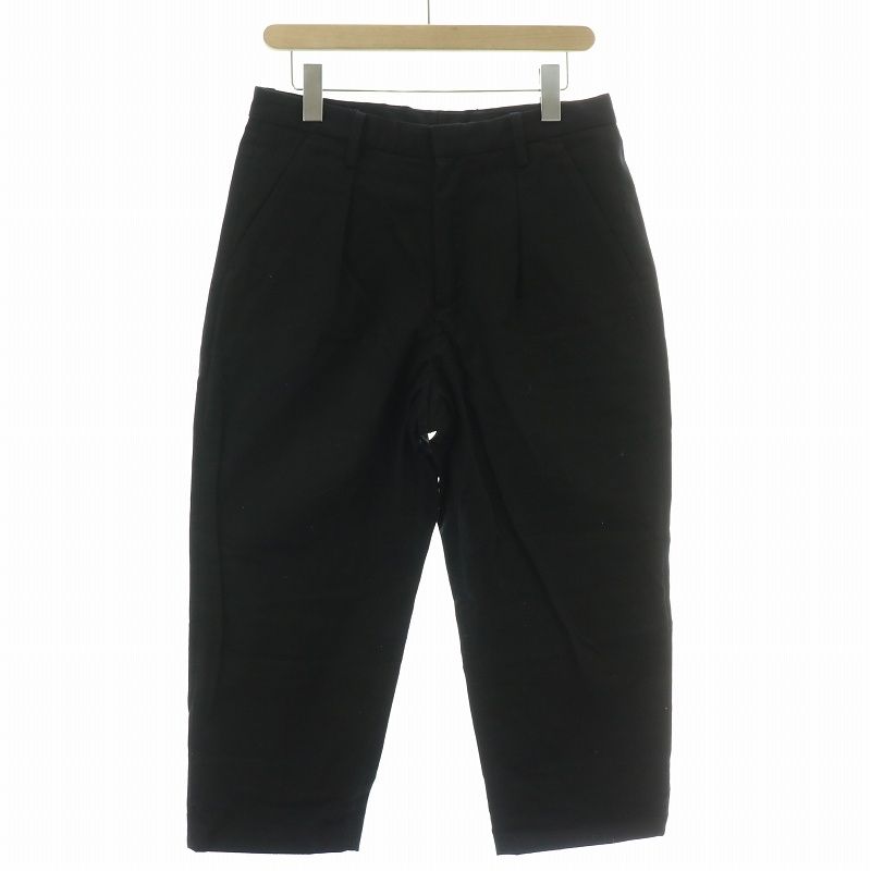 マインデニム BD W TAPERED PS テーパードパンツ スラックス タック ジップフライ 44 黒 ブラック 2210-7001-99 |BB