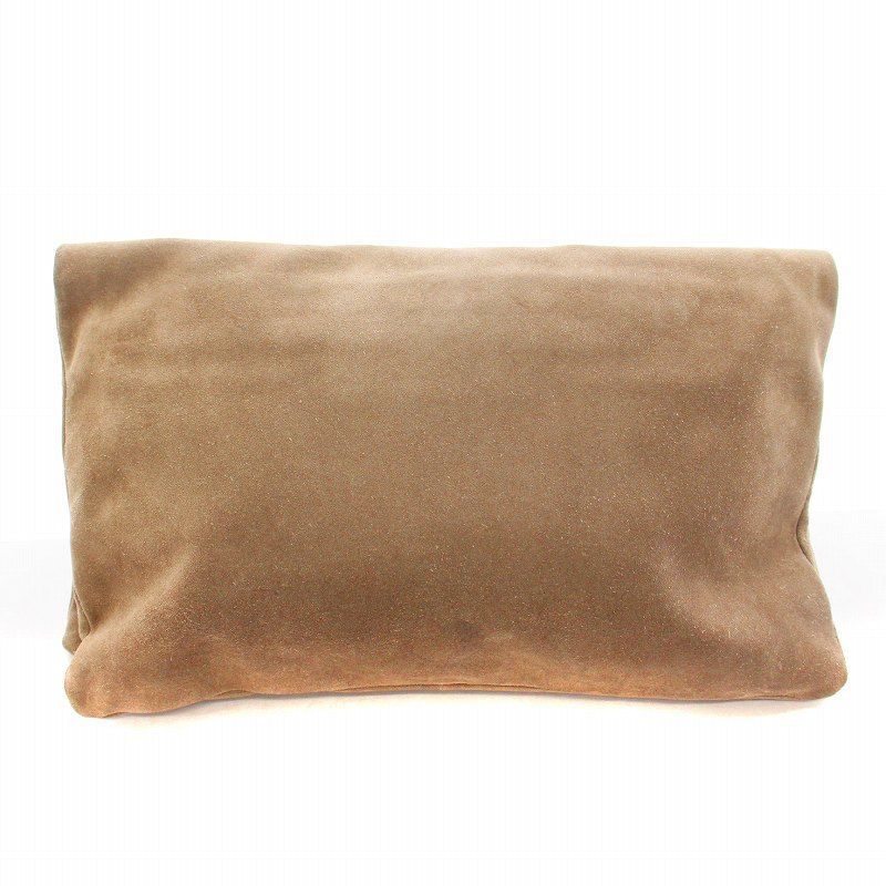 ペリーコ PELLICO クラッチバッグ フラップ スエード グレージュ /KU