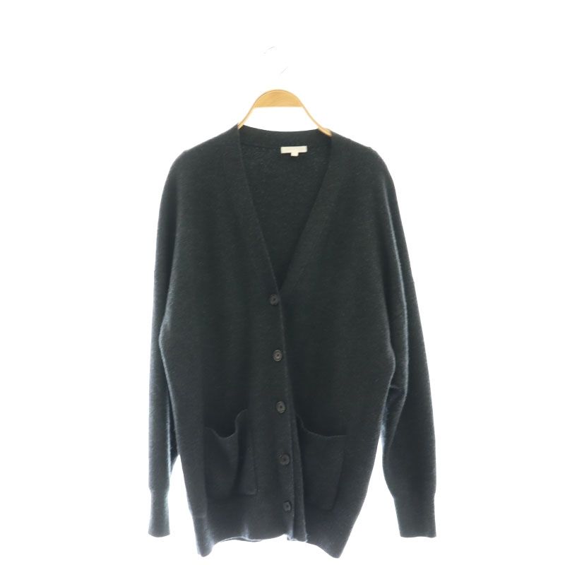 アール バイ リタ タカハシ R By RITA 23 AW ウールカシミヤ Vネックカーディガン ニット 長袖 38 チャコール |DF OS