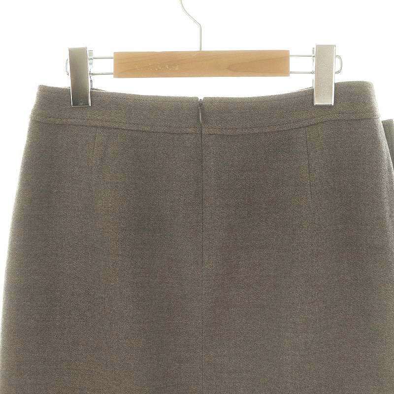 フォクシー FOXEY スカート ヒッチコック ミニ タイト ウール 40