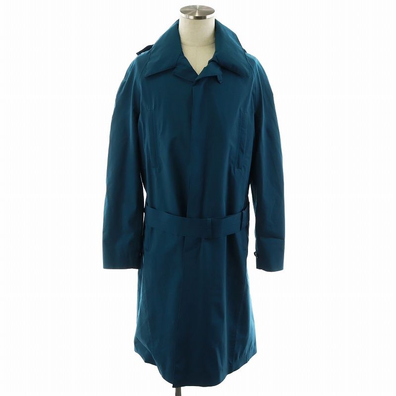 ノルウェージャンレイン Norwegian Rain レインコート ロング丈 フード S 青 ブルー |AN 38