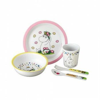 MOOMIN ムーミン メラミンギフト5点セット ピンク