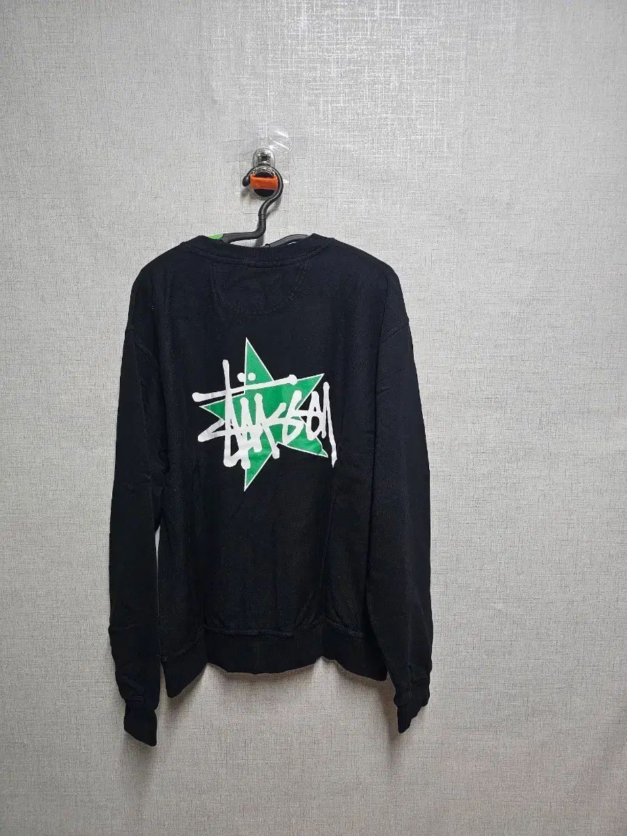 STUSSY スター ロゴ ブラック パーカー L