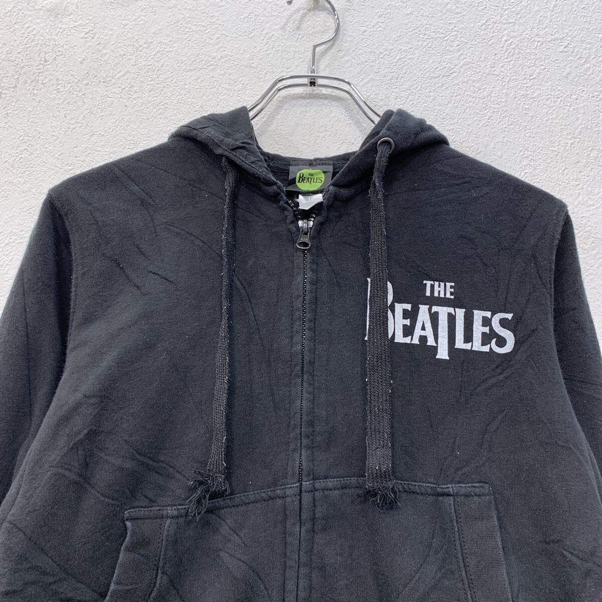 B&C Collection THE BEATLES プリントスウェット パーカー S ブラック 