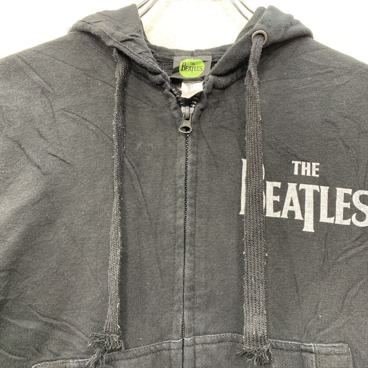 B&C Collection THE BEATLES プリントスウェット パーカー S ブラック 