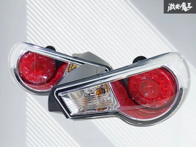 点灯OK!! TOYOTA トヨタ ZN 6 86 ハチロク 前期 LED テールライト テールランプ レンズ 左右セット KOITO 220-60084 棚