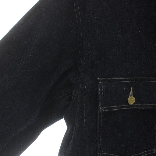 ヒューマンメイド HUMAN MADE DENIM JACKET PAST デニムジャケット Gジャン ジージャン カバーオール ハートロゴ ワッペン L インディゴ 紺 ネイビー |XZ GY 18 リピーター多 ジャケット アウター 