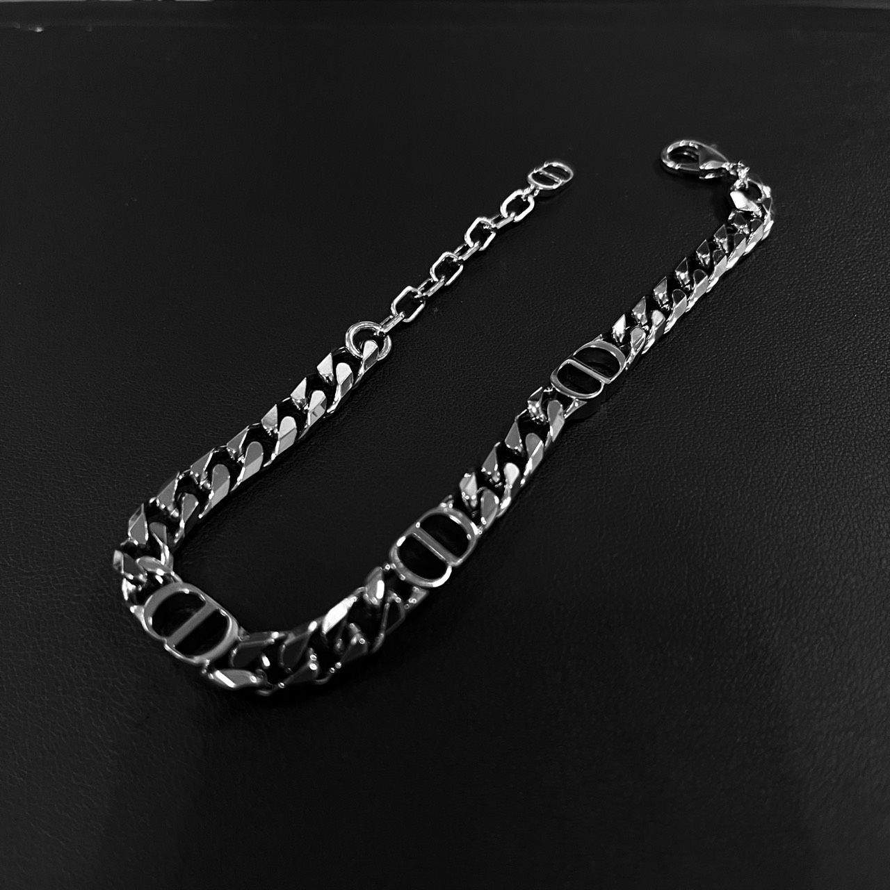 美品☆クリスチャンディオール/Christian Dior アイコン CD チェーン