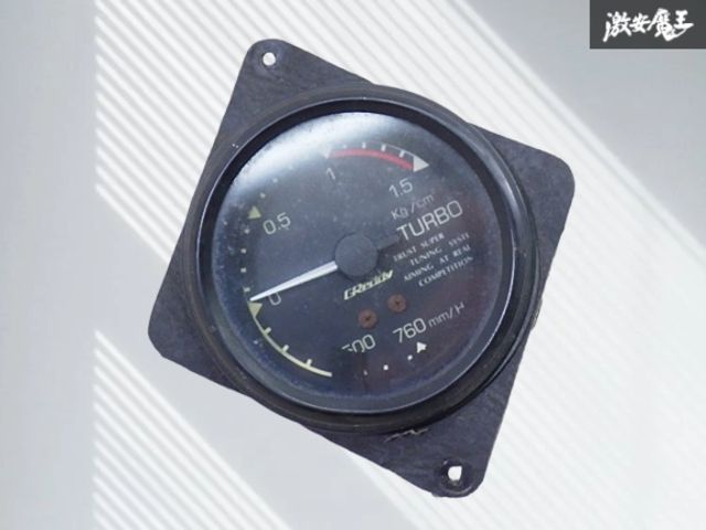 希少 GReddy ブーストメーター型 置時計 非売品 グレッディ TRUST