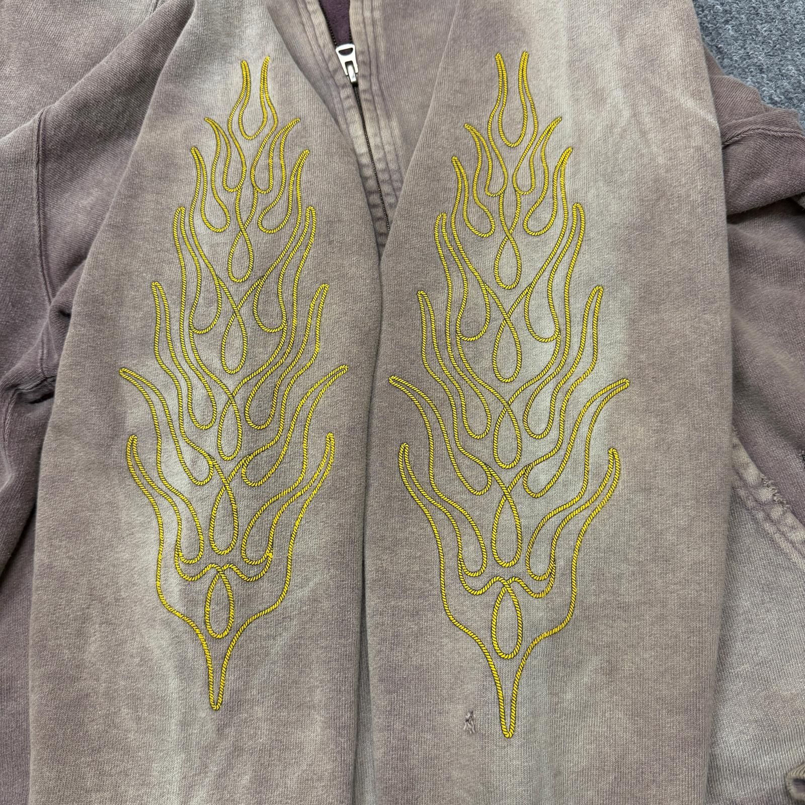 取置き KAMIYA ROPE Bleached Zip-up Hooded Sweatshirt ブリーチ 