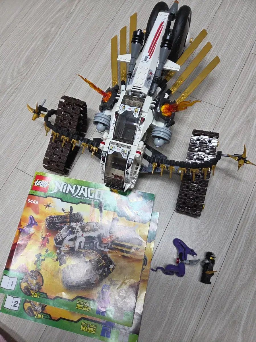 LEGOブロック ニンジャゴー 9449 ウルトラ ソニック戦車 パイト トゥー コール