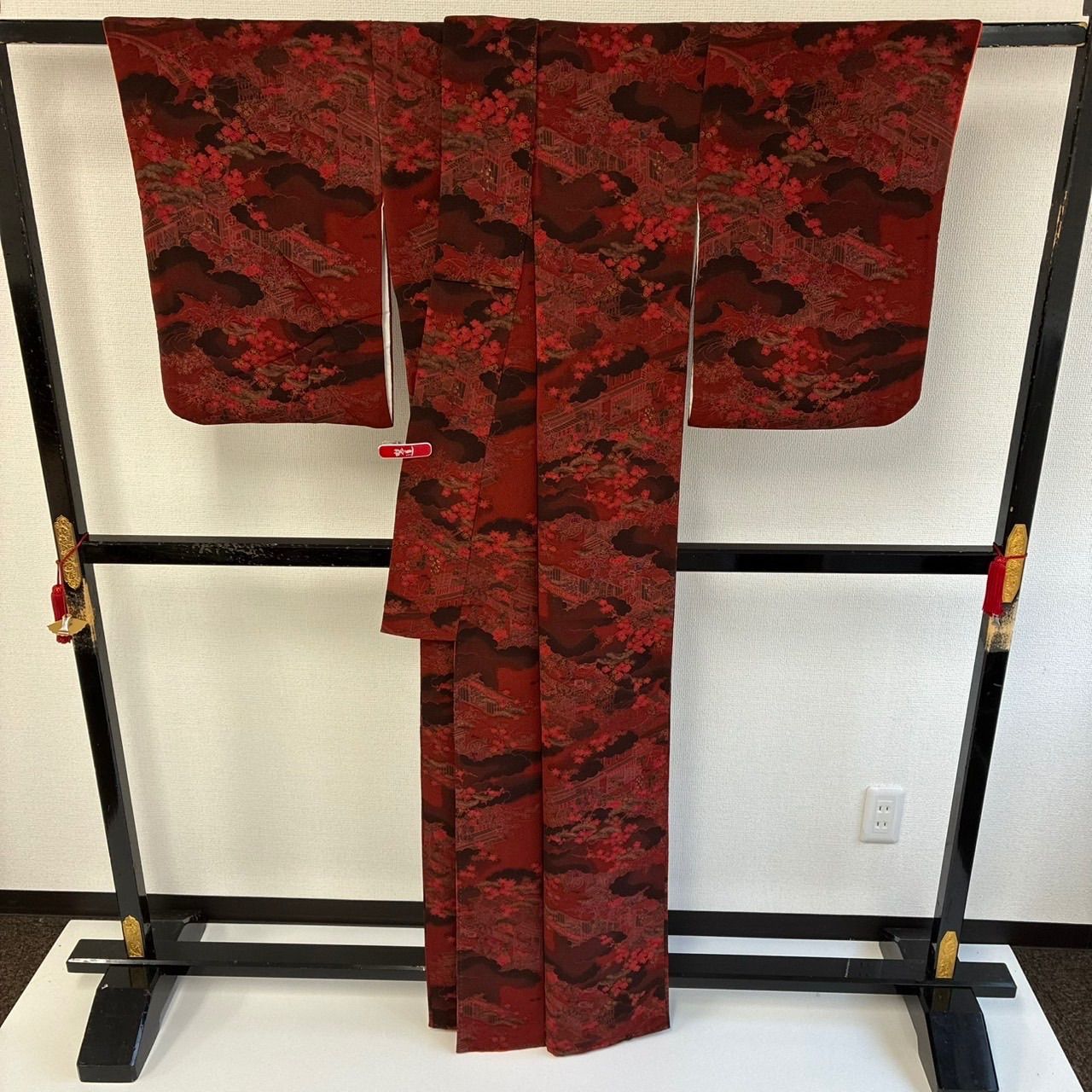 小紋 縮緬 上品な染め 正絹 着物 MK-2858 - メルカリ